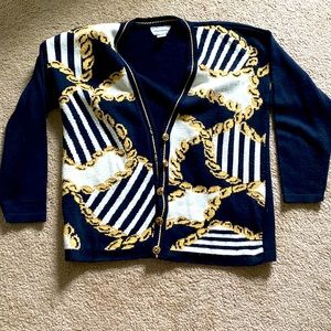 McNaughton Wear, Vintage sailor cardigan.
